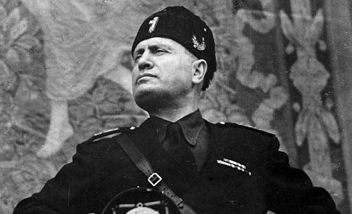 Dictador fascista italiano.