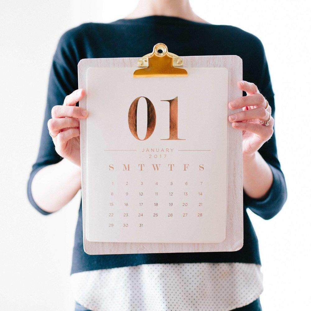 Escritura fecha inglés