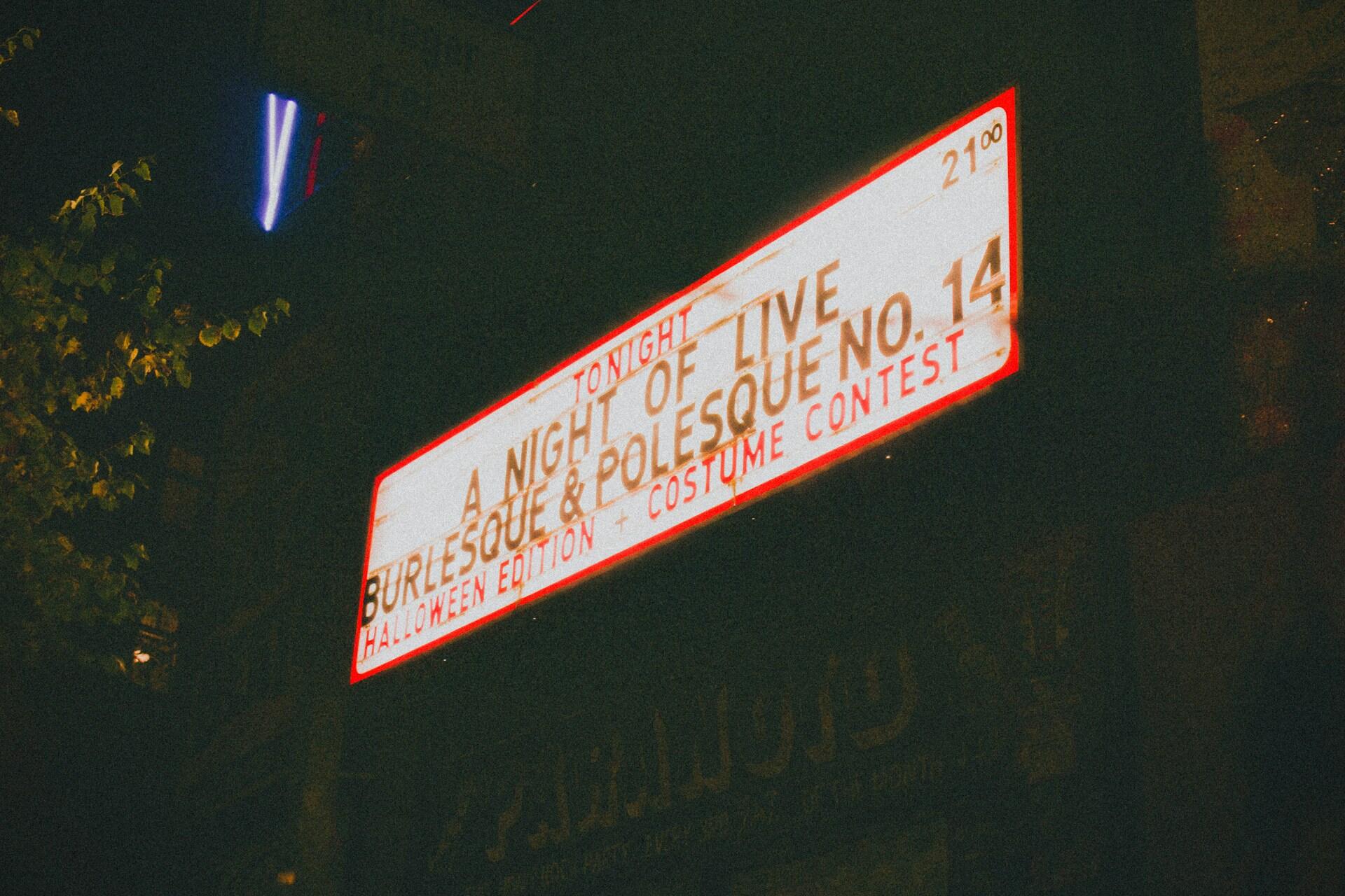 Cartel de cine en Berlín