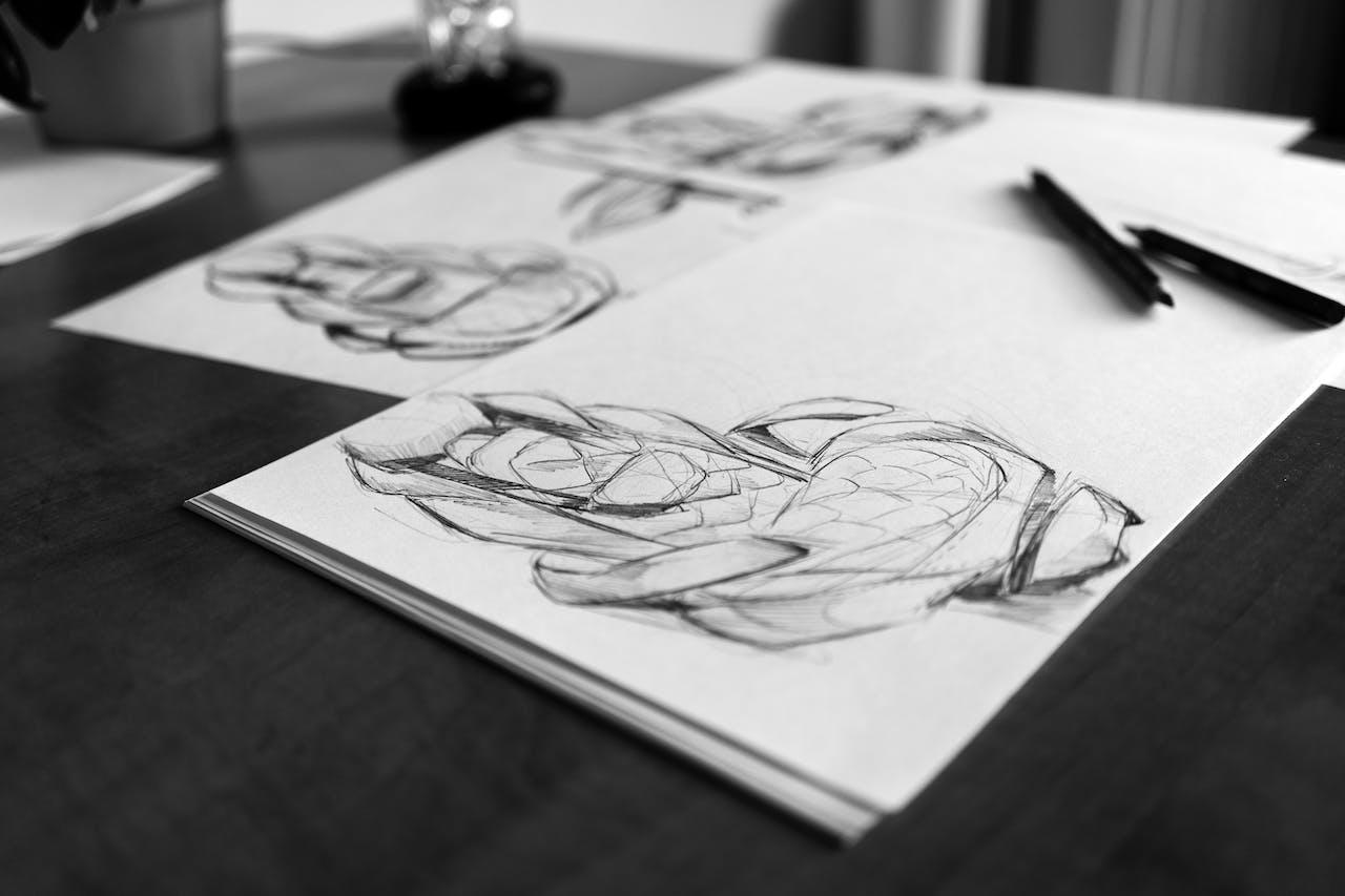 Un dibujo con carbonillo