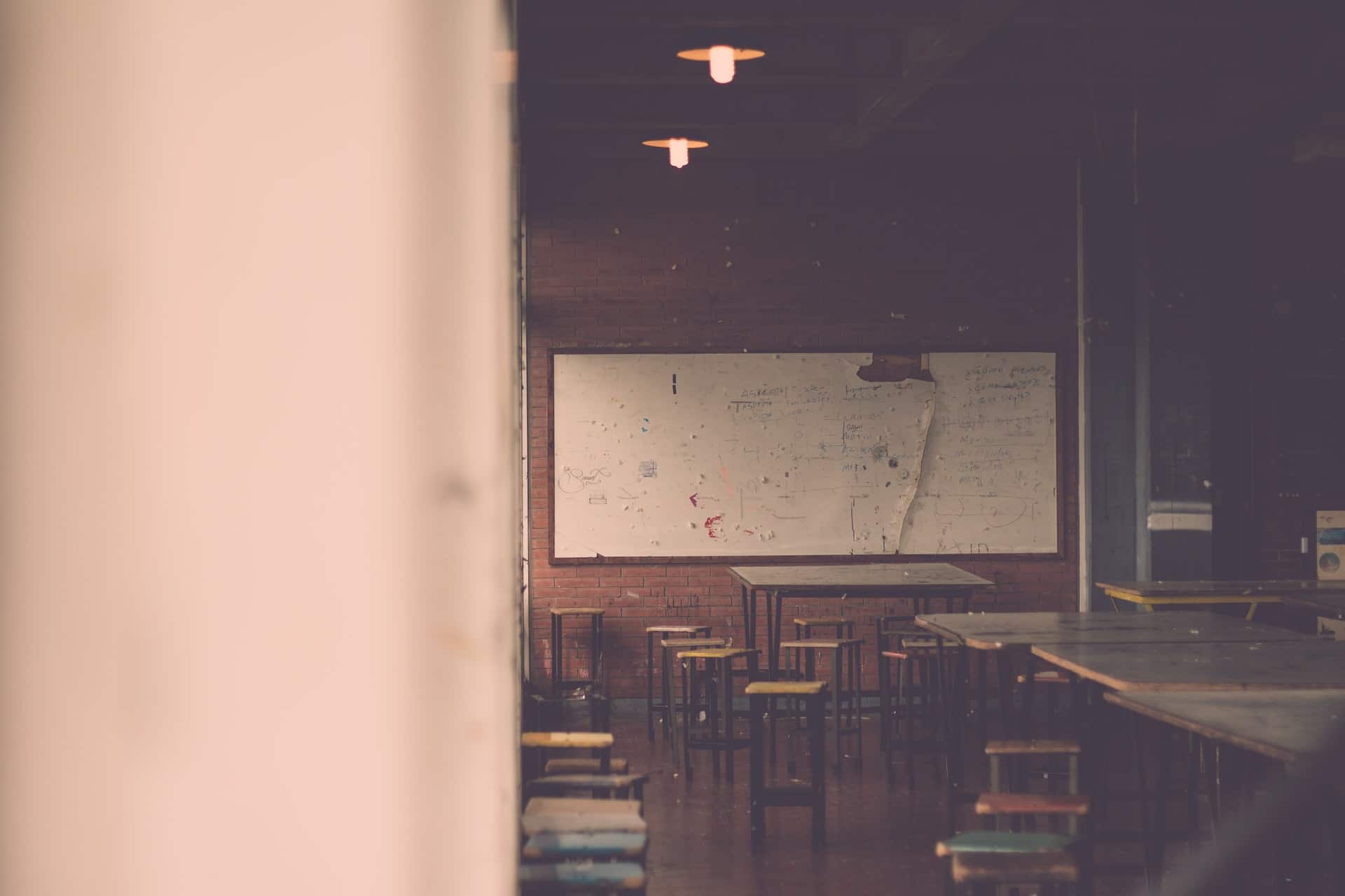 Salón de clases vacio