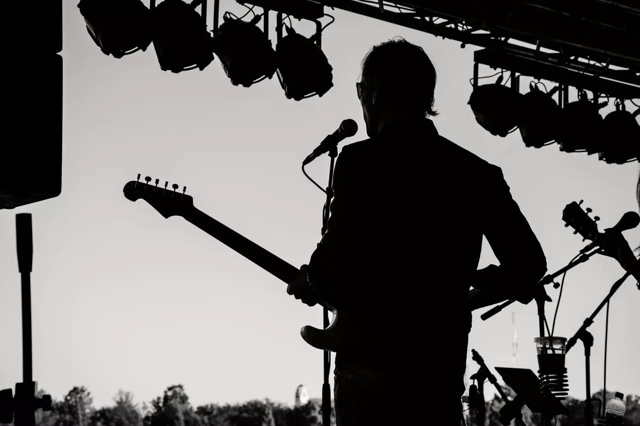 Musico arriba del escenario