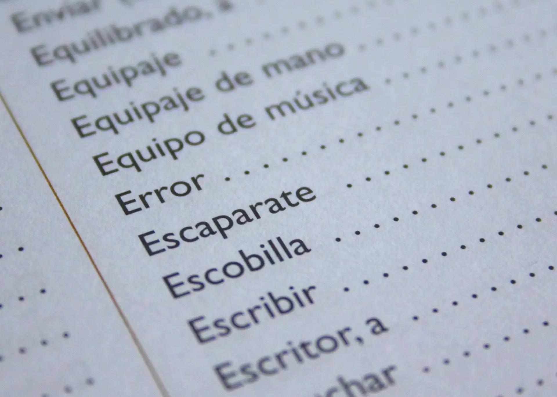 aprender español