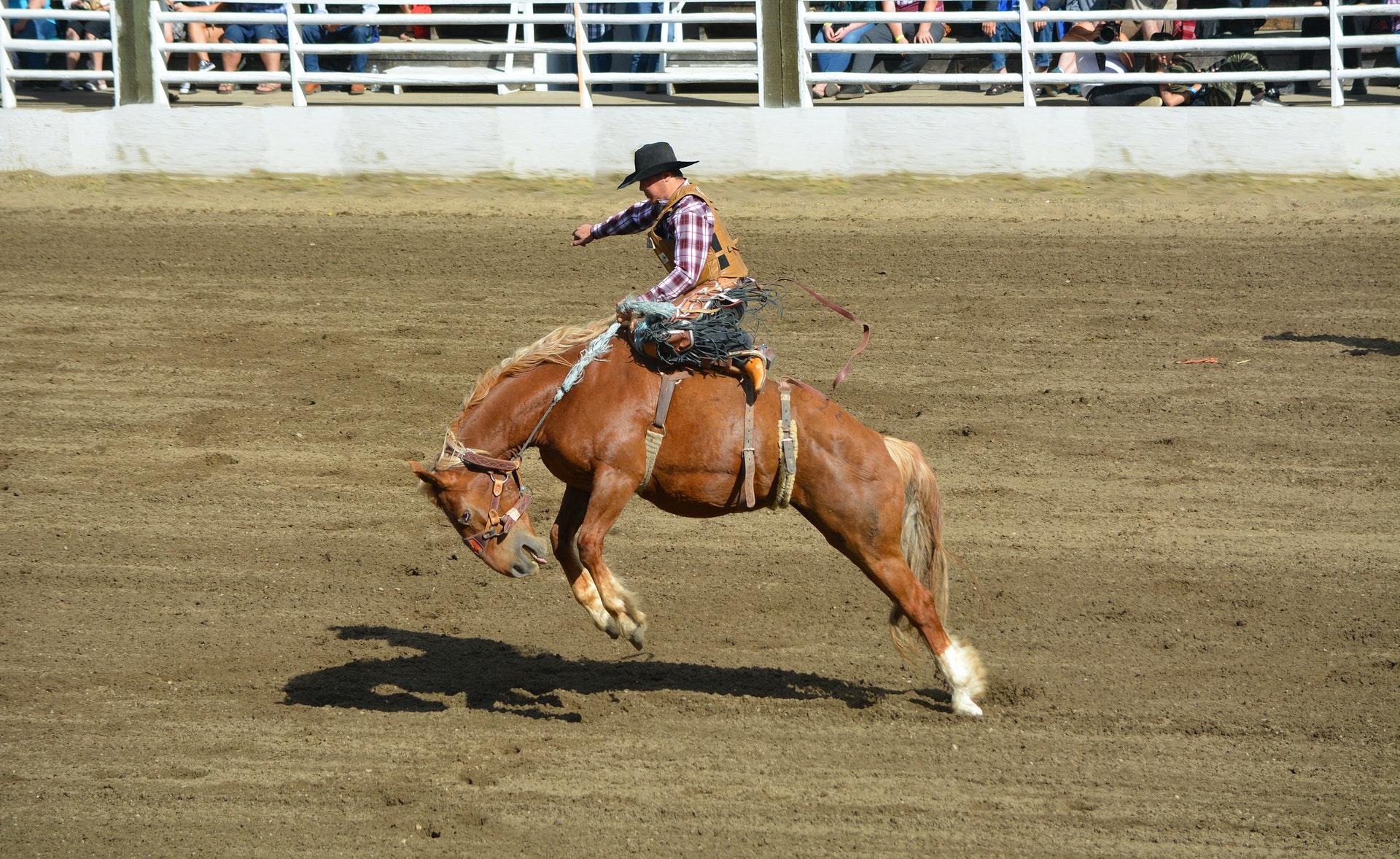 Gaucho andando a caballo