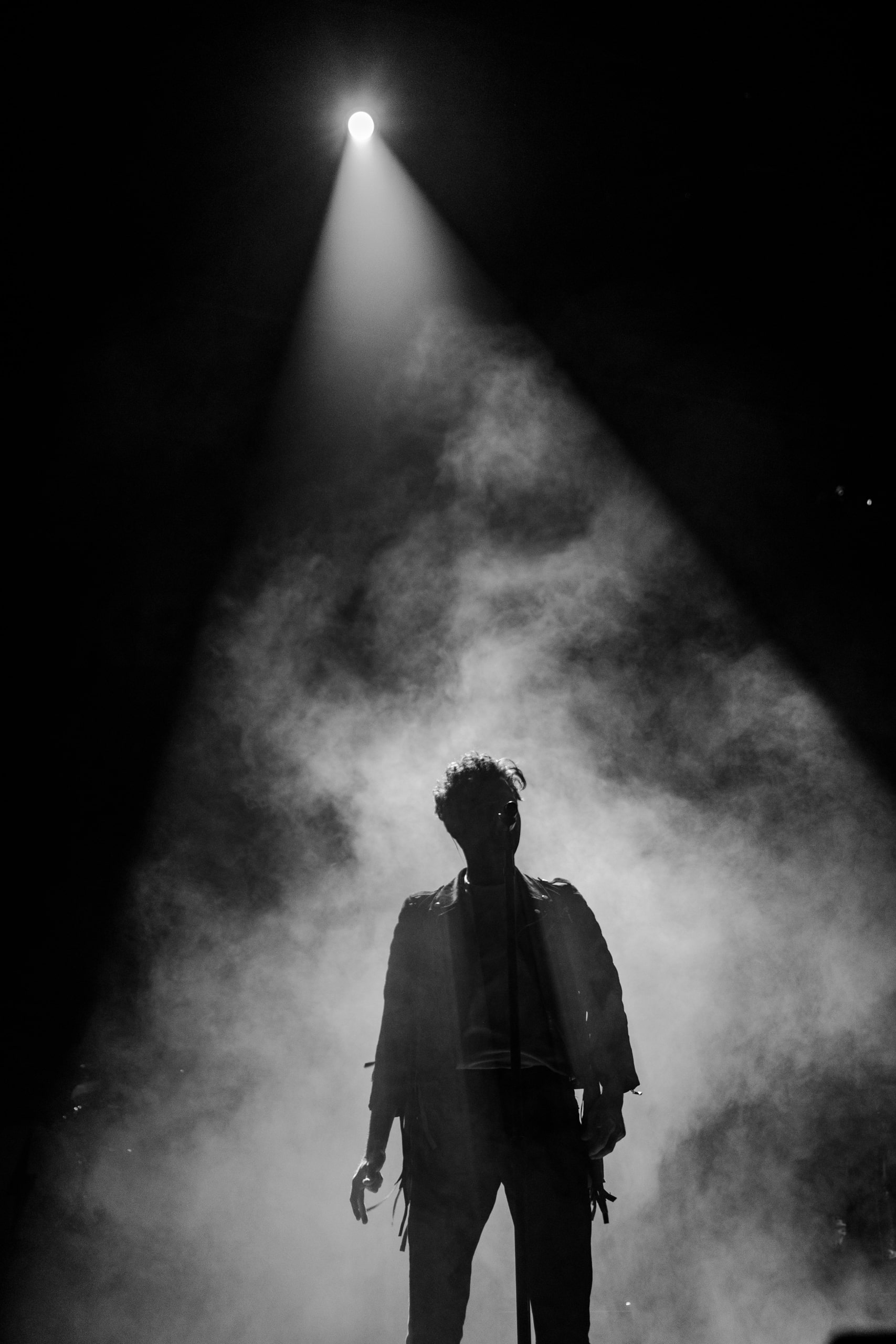 Artista en escenario