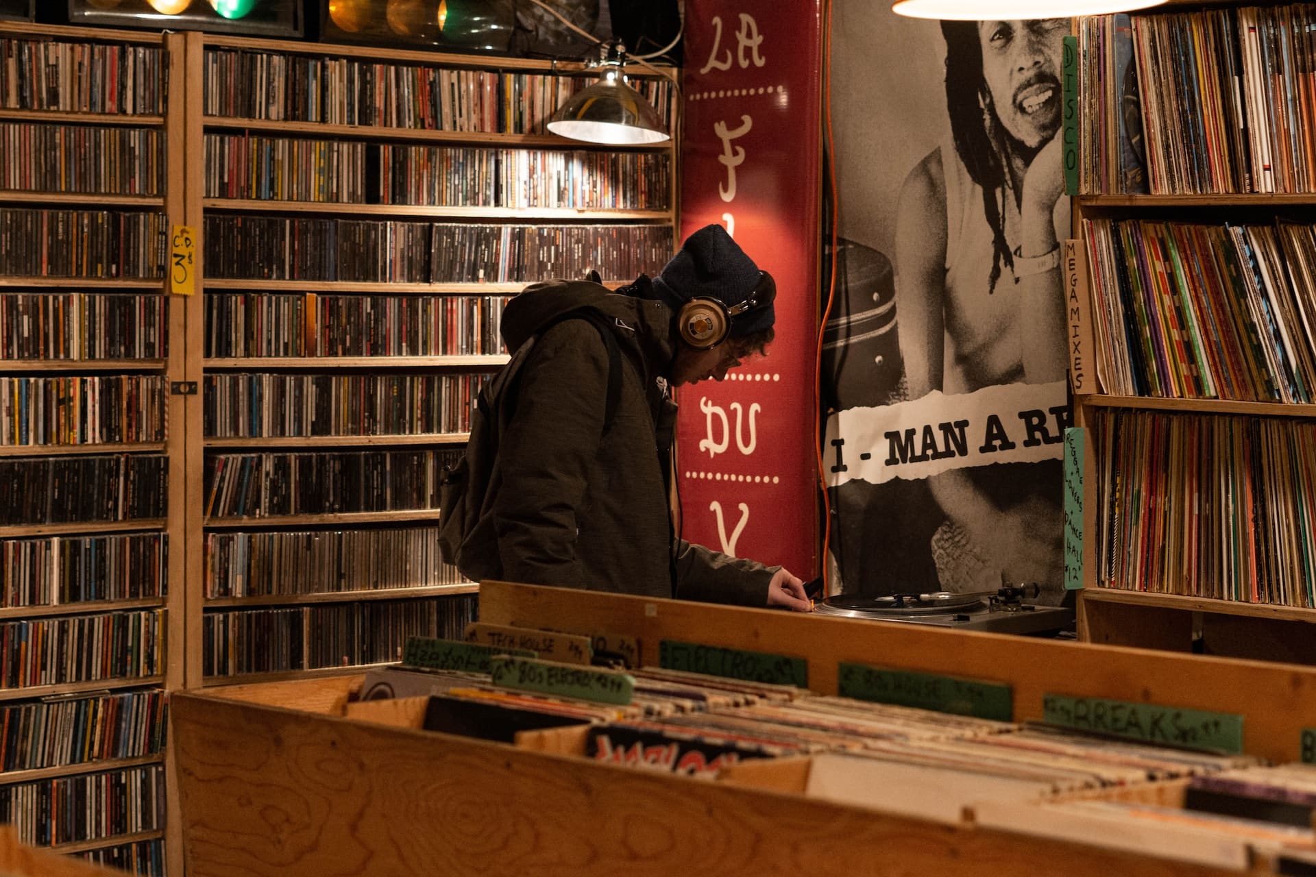 Discos de todo género musical.