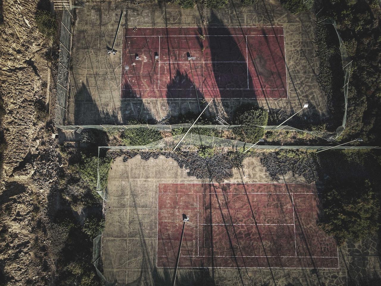 Cancha de tenis antigua 