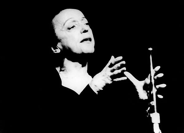 Fotografía de Edith Piaf.