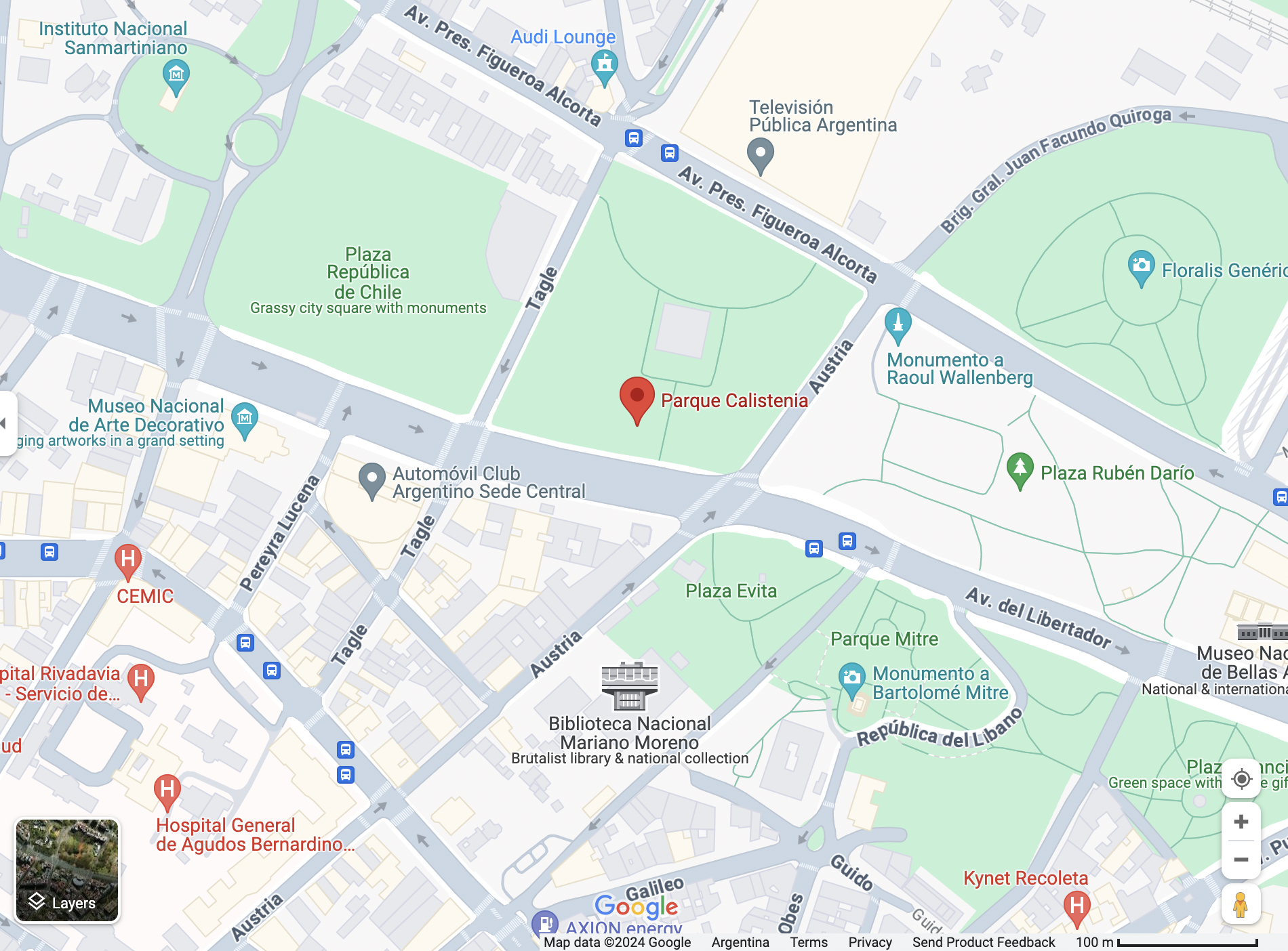 Comuna 2: Av. del Libertador, C1720 Cdad. Autónoma de Buenos Aires