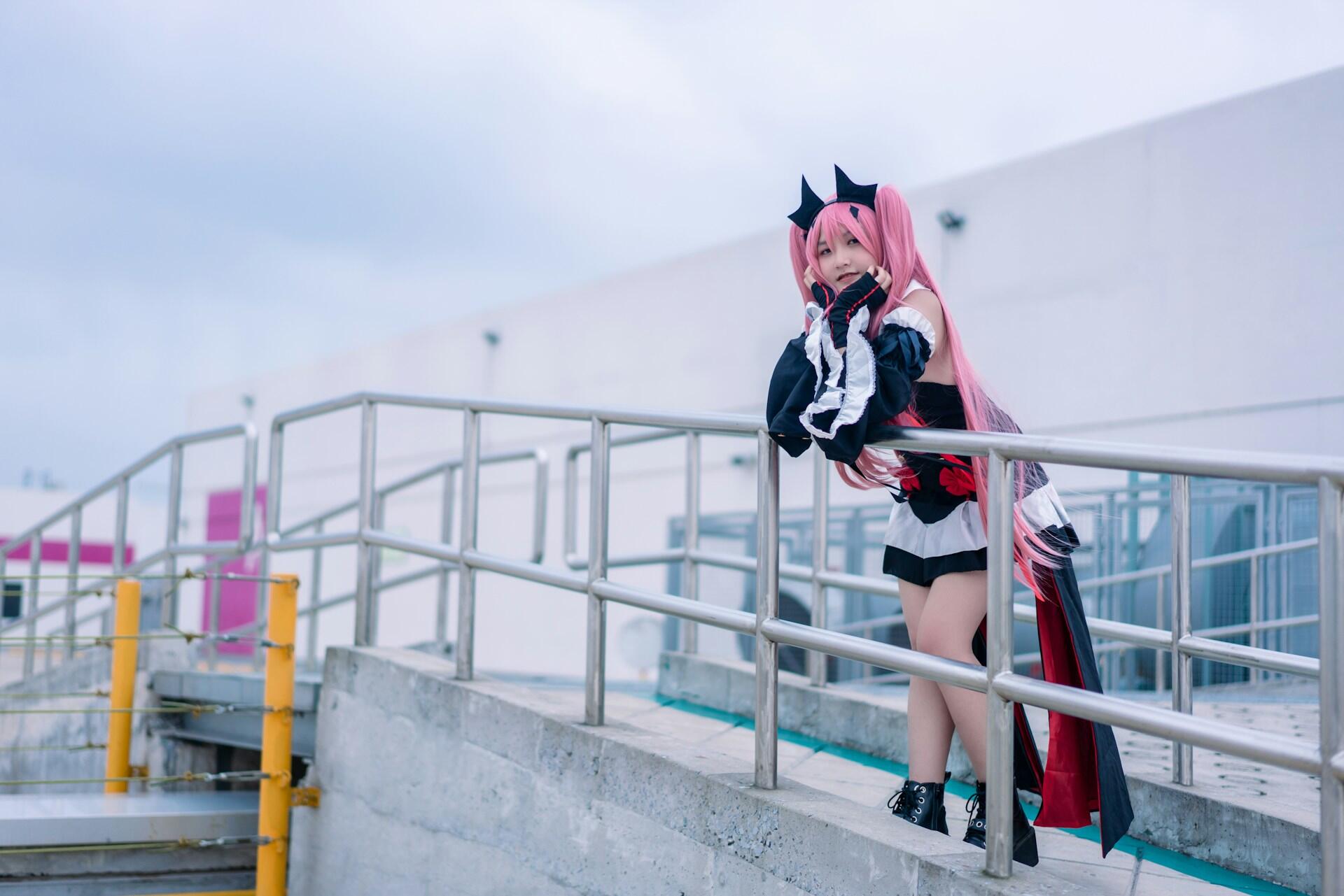 Mujer disfrazada de anime