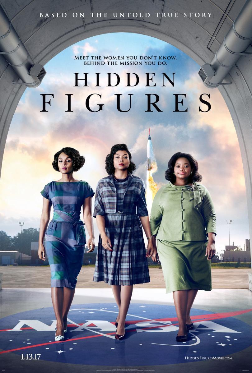 Portada de película Hidden Figures.
