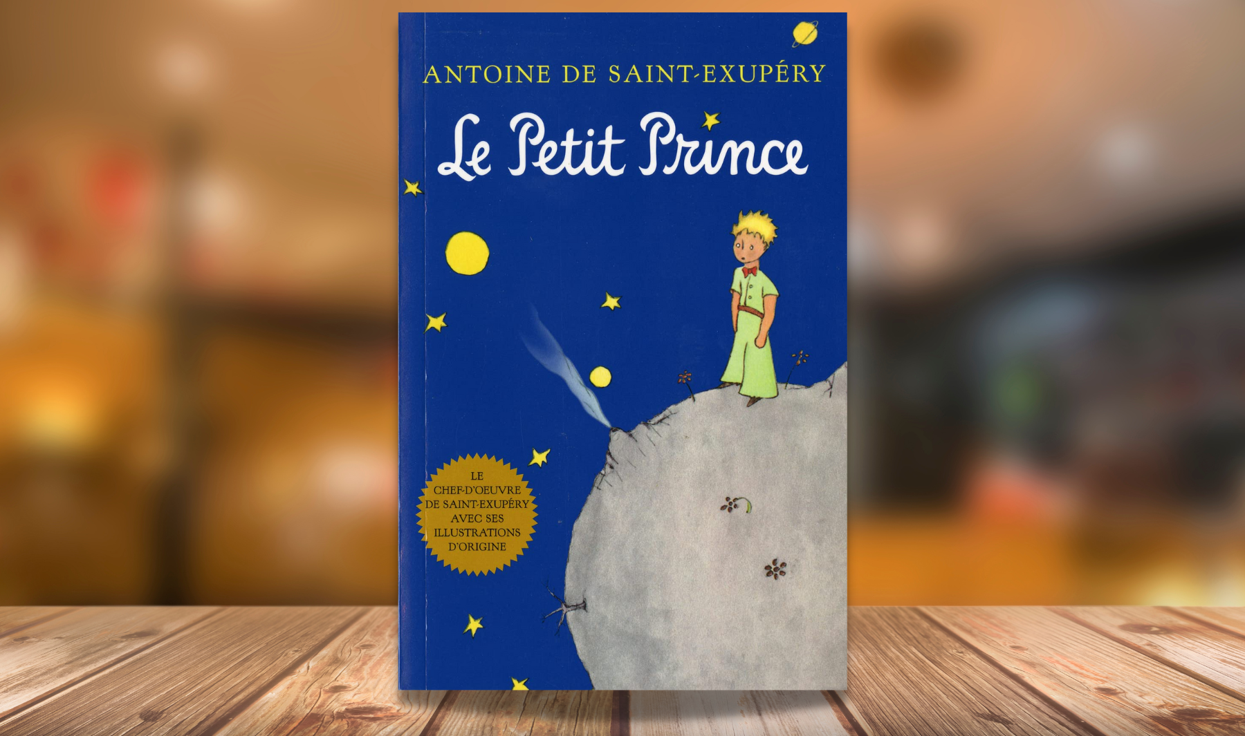 Tapa del libro Le Petit Prince (El Principito).