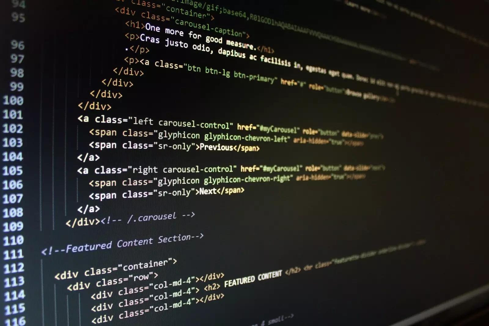 Lenguaje de programación informática.