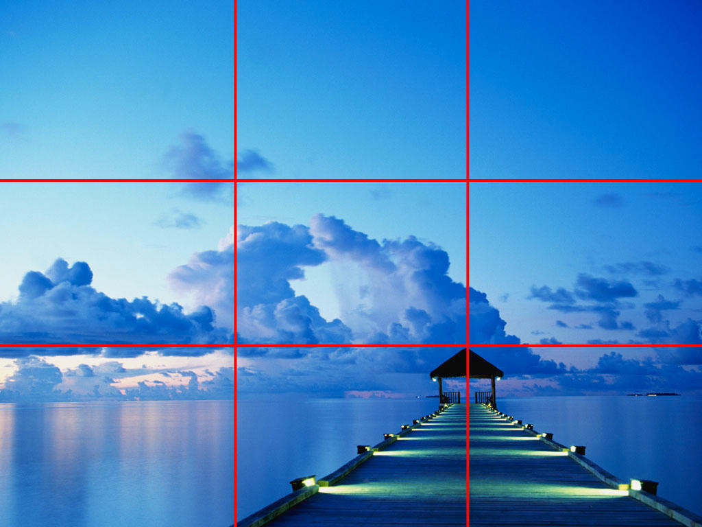 La regla de los tercios en la composición fotográfica