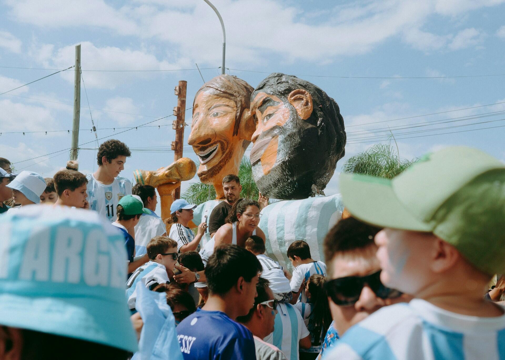 festejo de futbol