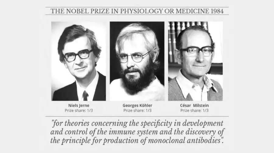 Anuncio de Nobel con fotografías.