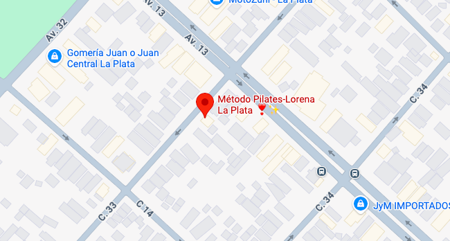 Mapa de Google Maps mostrando la unicación de Método Pilates-Lorena.