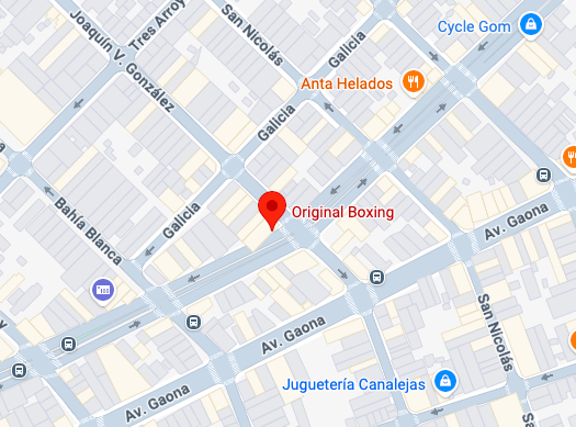 Ubicación de Original Boxing.