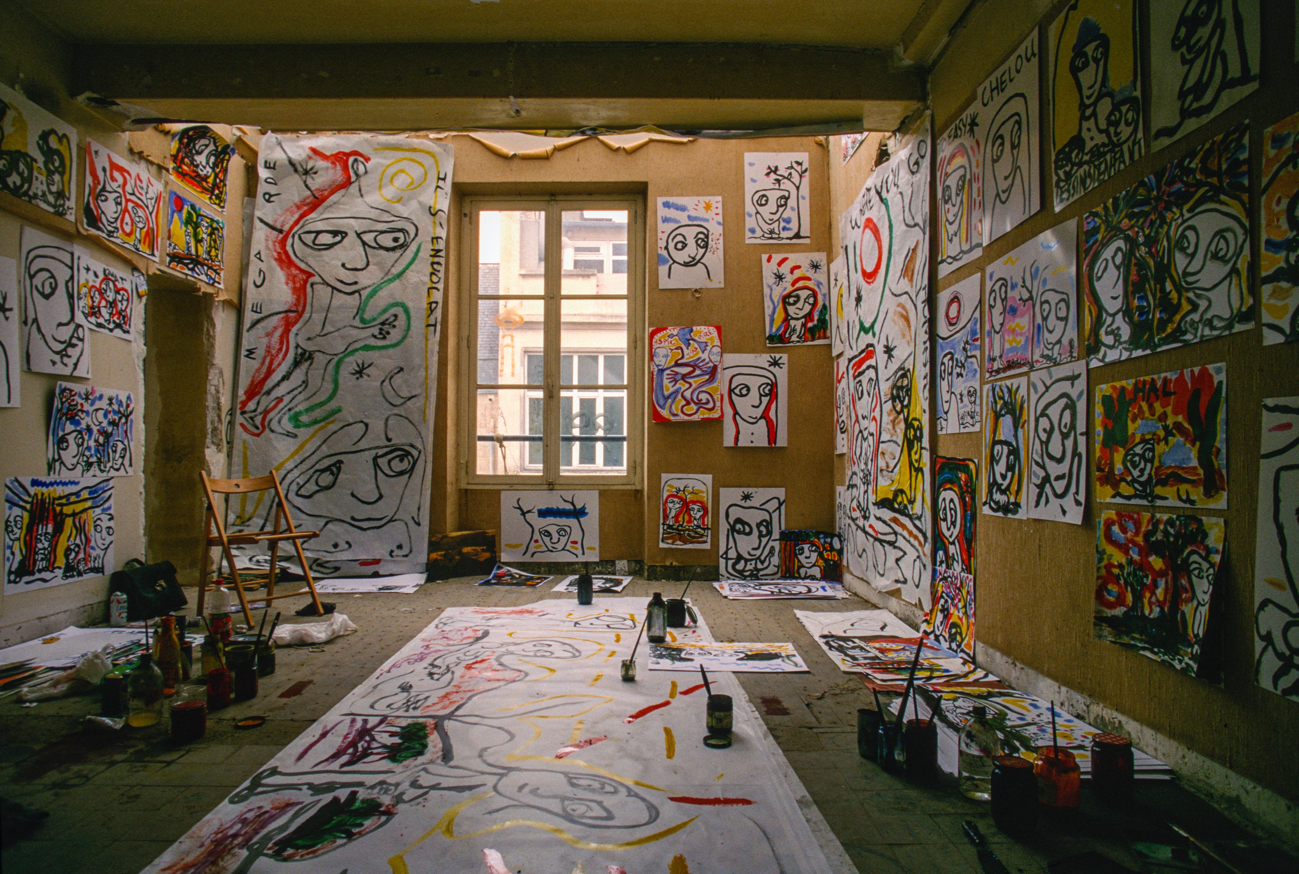 Atelier in einem Gebäude in Tirol.