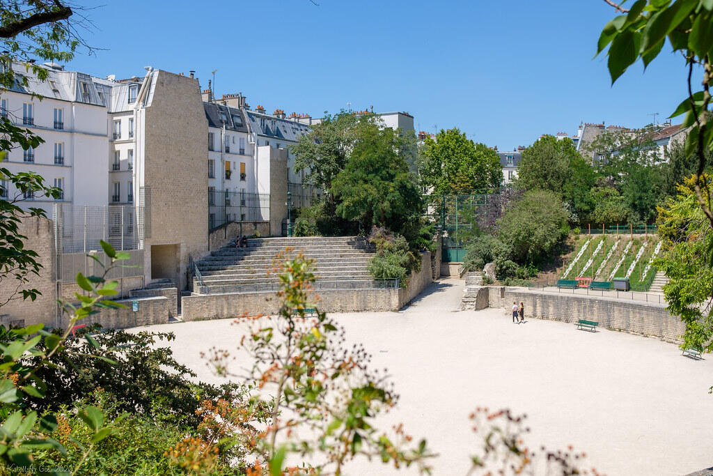 The roman arena Arènes de Lutèce in Paris.