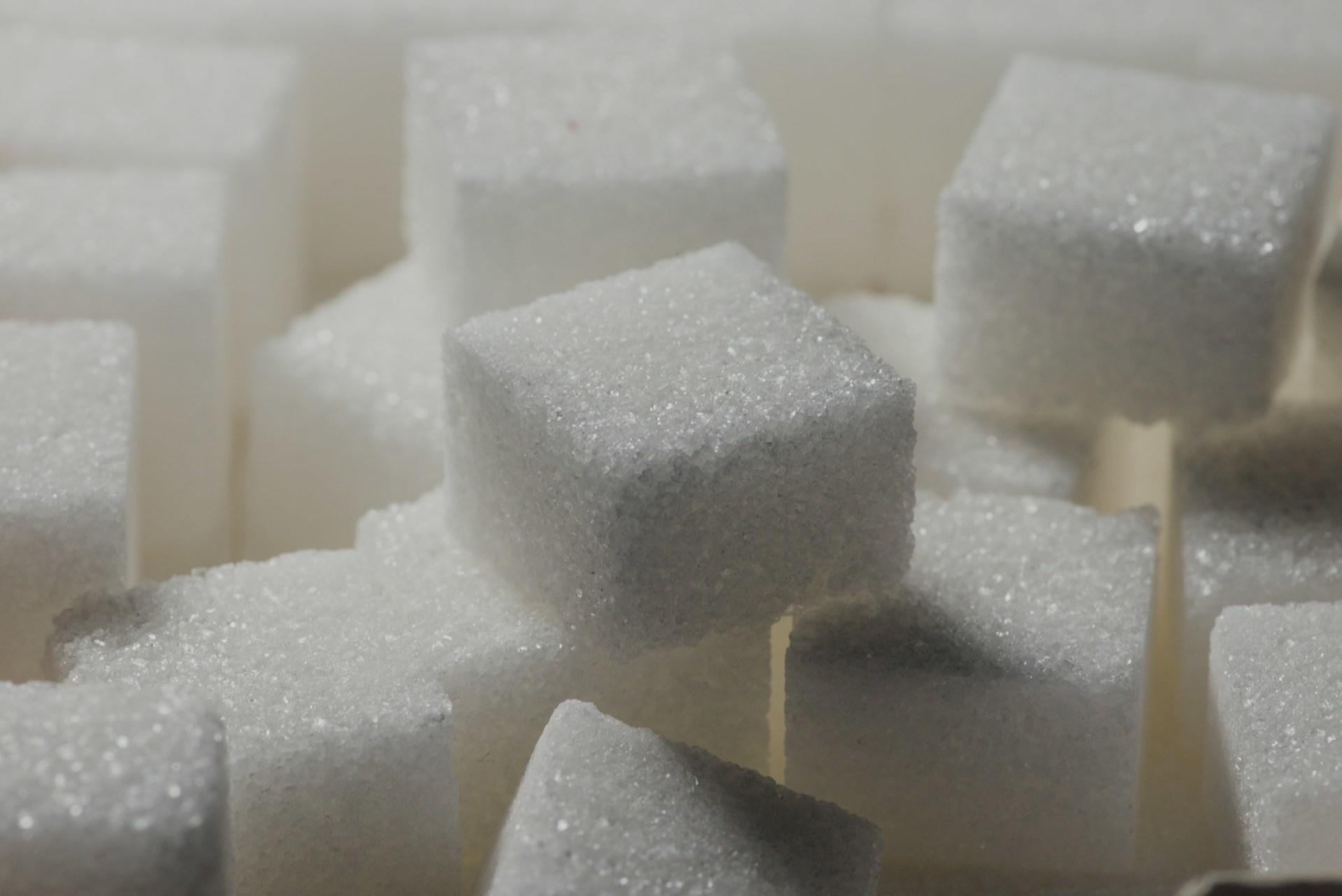 A pile of sugar cubes.