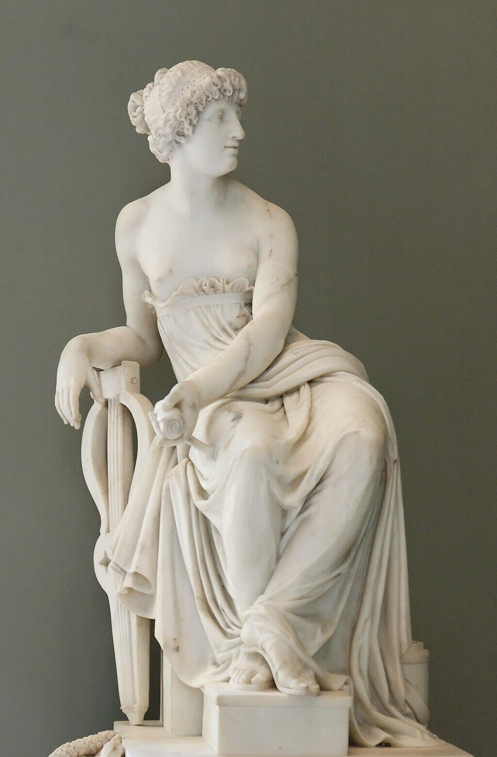marble statue of Sappho