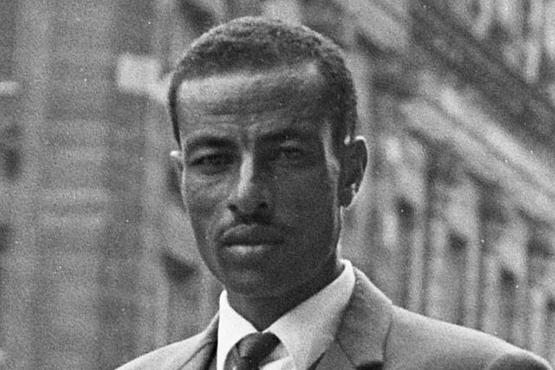 A photo of Abebe Bikila.