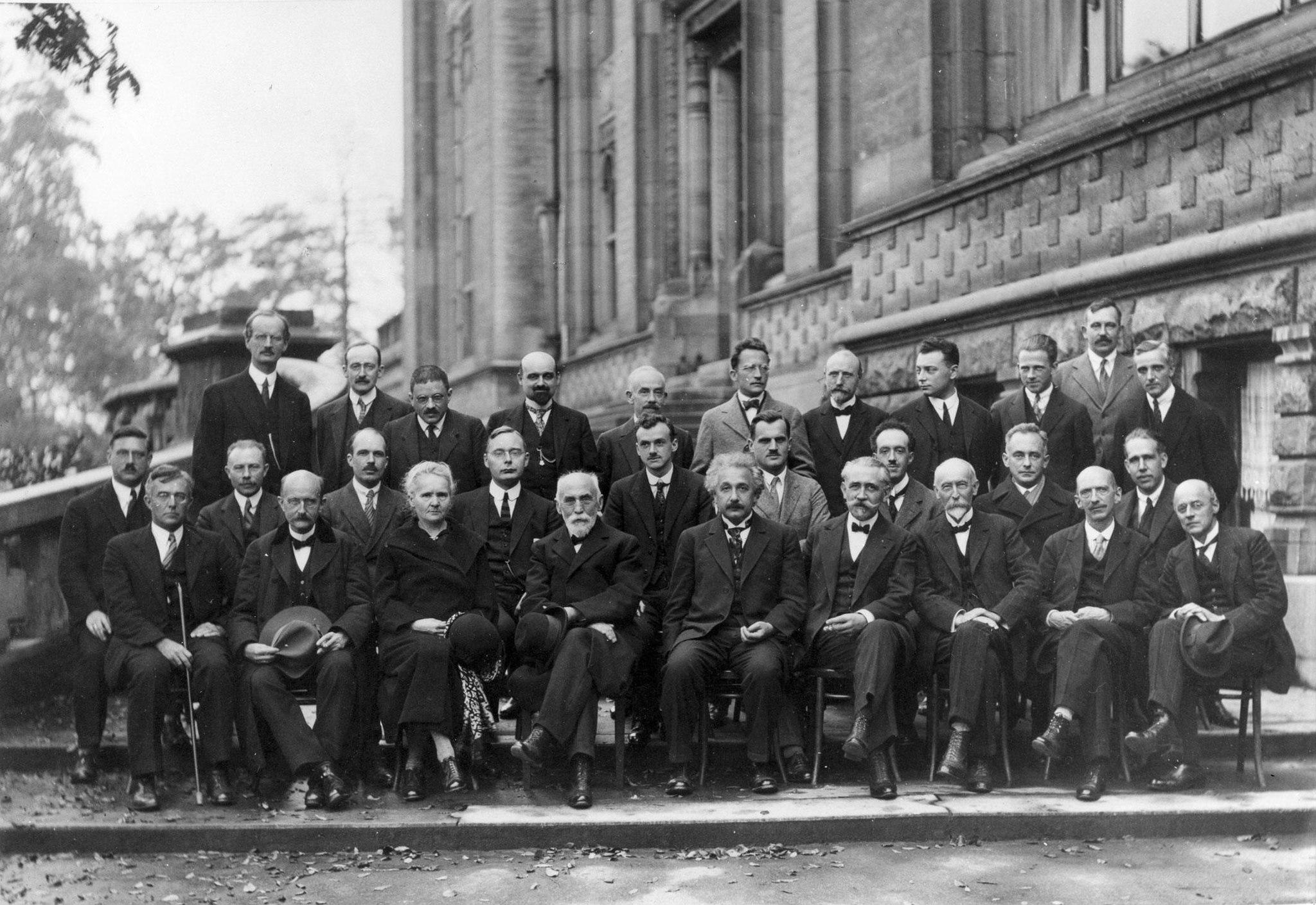 Participants at the Solvay conference in 1927