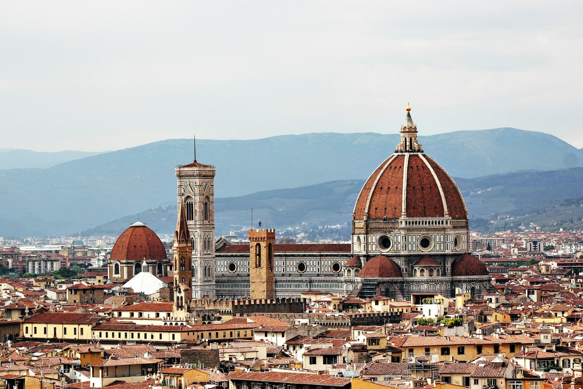 Rooftops in Florence, Italy.