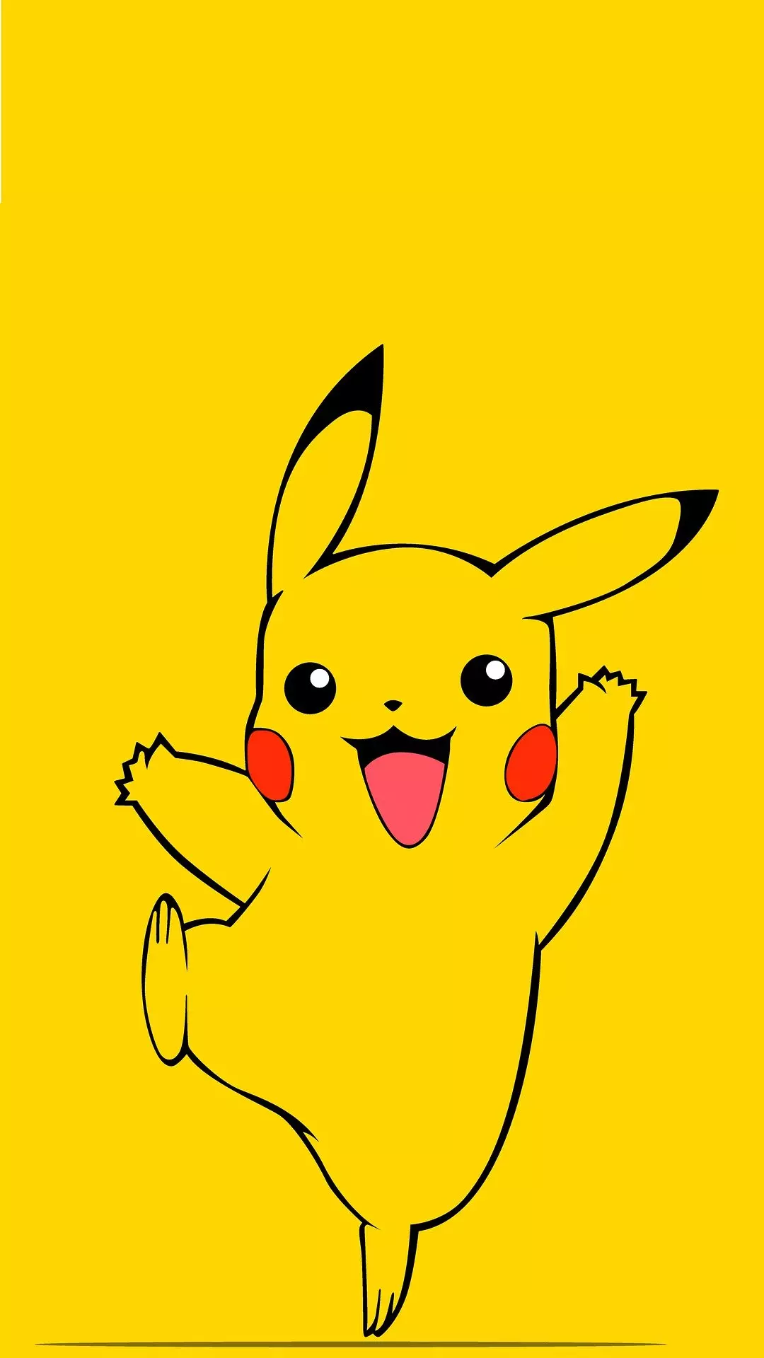 Illustration of Pikachu, the Pokémon character.