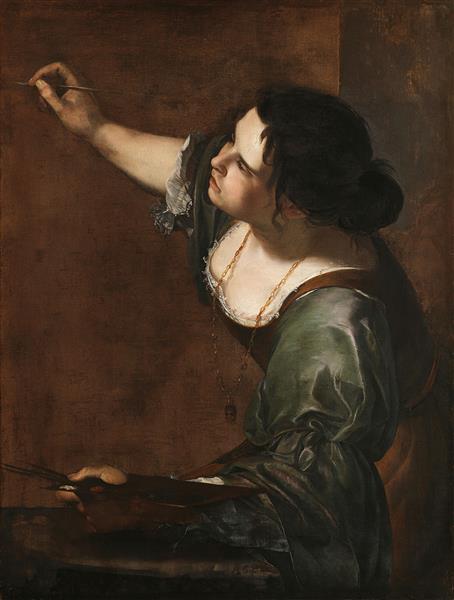 Self-portrait as the Allegory of Painting (1638-9) by Artemisia Gentileschi