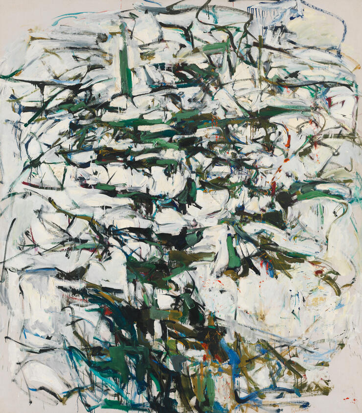 Hemlock (1956) by Joan Mitchell