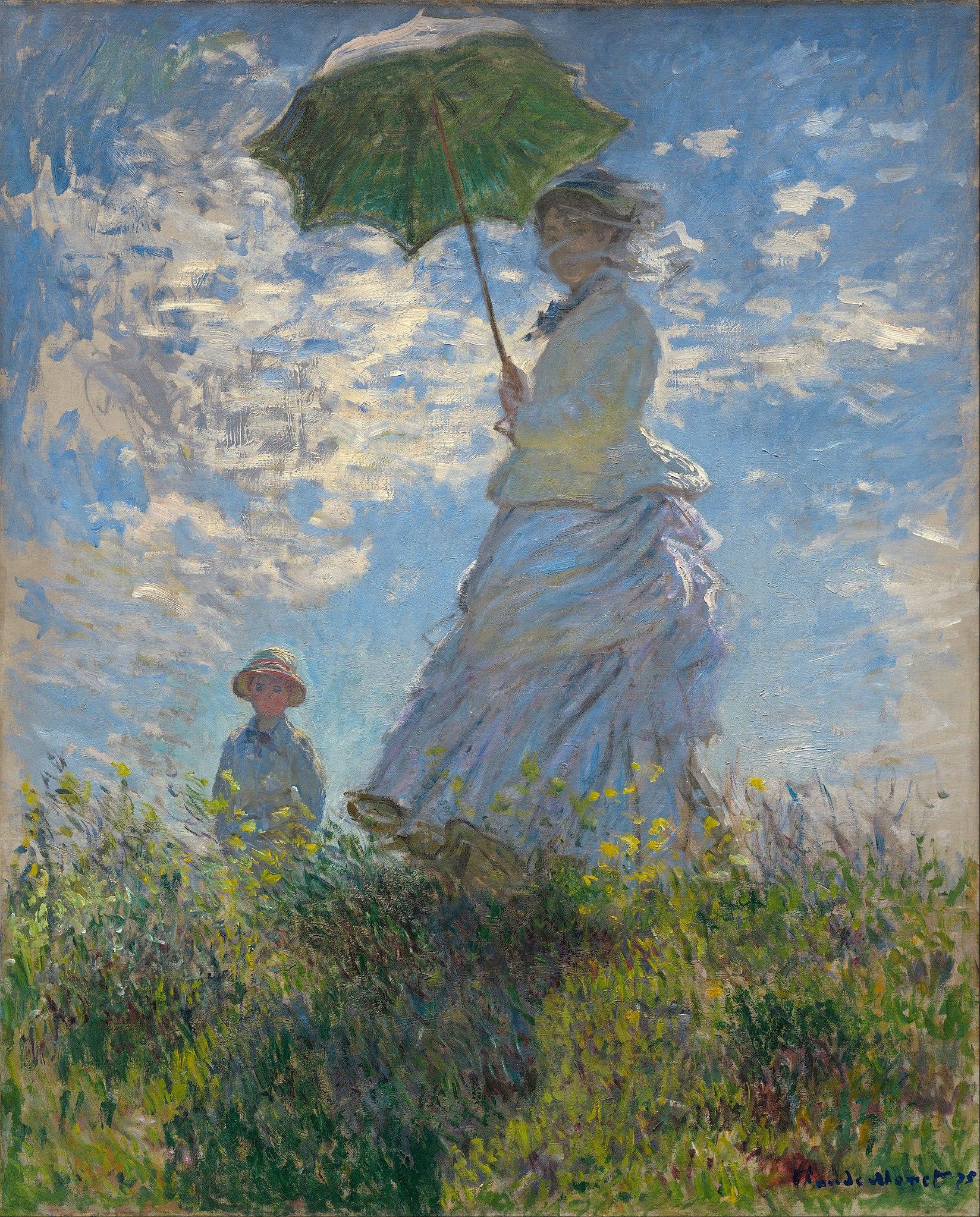 Claude Monet - Women with a Parasol