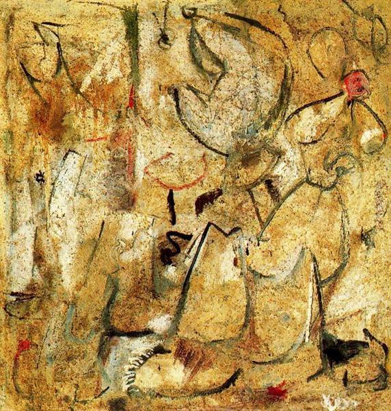 Playa (1950) by Helen Frankenthaler