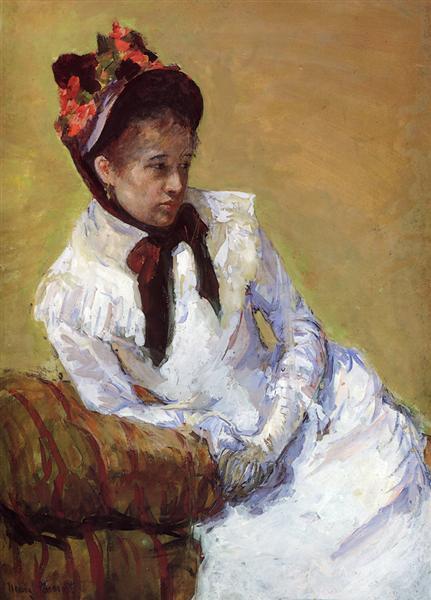 Portrait of the Artist (self-portrait) (c. 1878) by Mary Cassatt