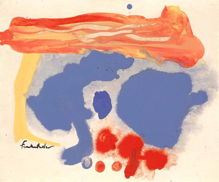 Summerscene, Provincetown (1961) by Helen Frankenthaler