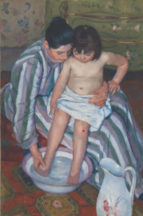 The Child's Bath (1891) by Mary Cassatt