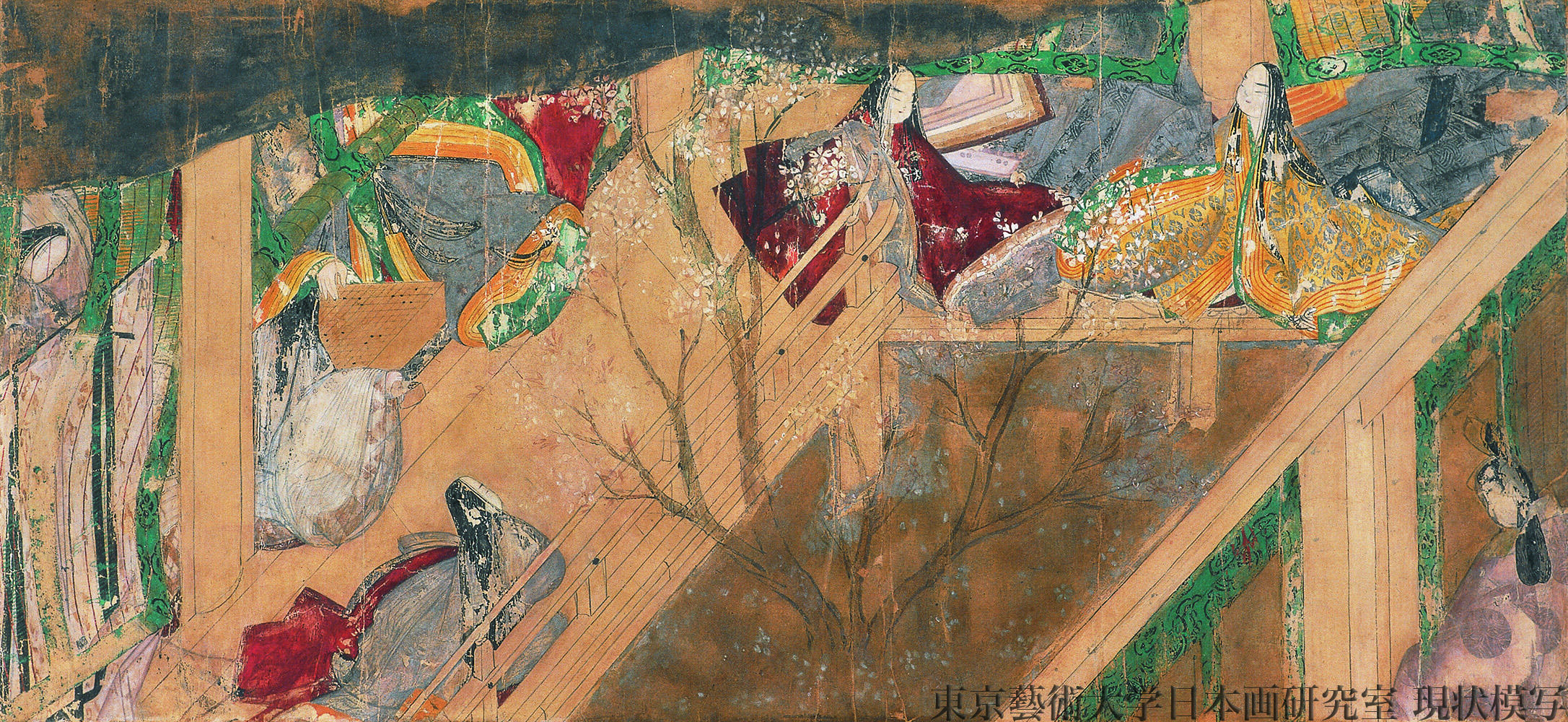 Woman lingering by the water, near greenery. 