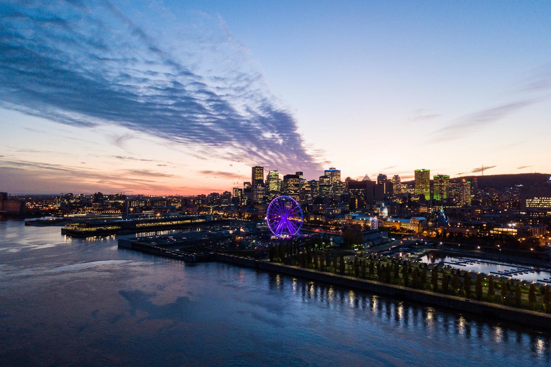 A view of Montréal, Canada.