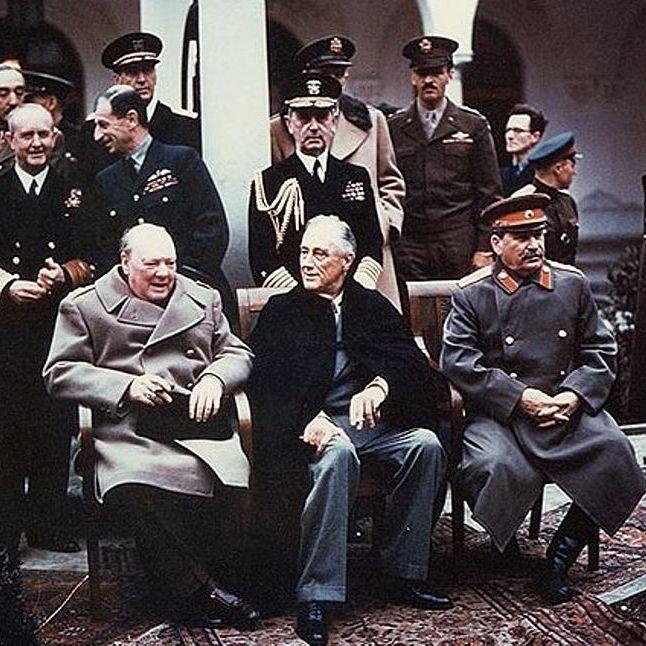 Stalin, Roosevelt, Churchill at Yalta
