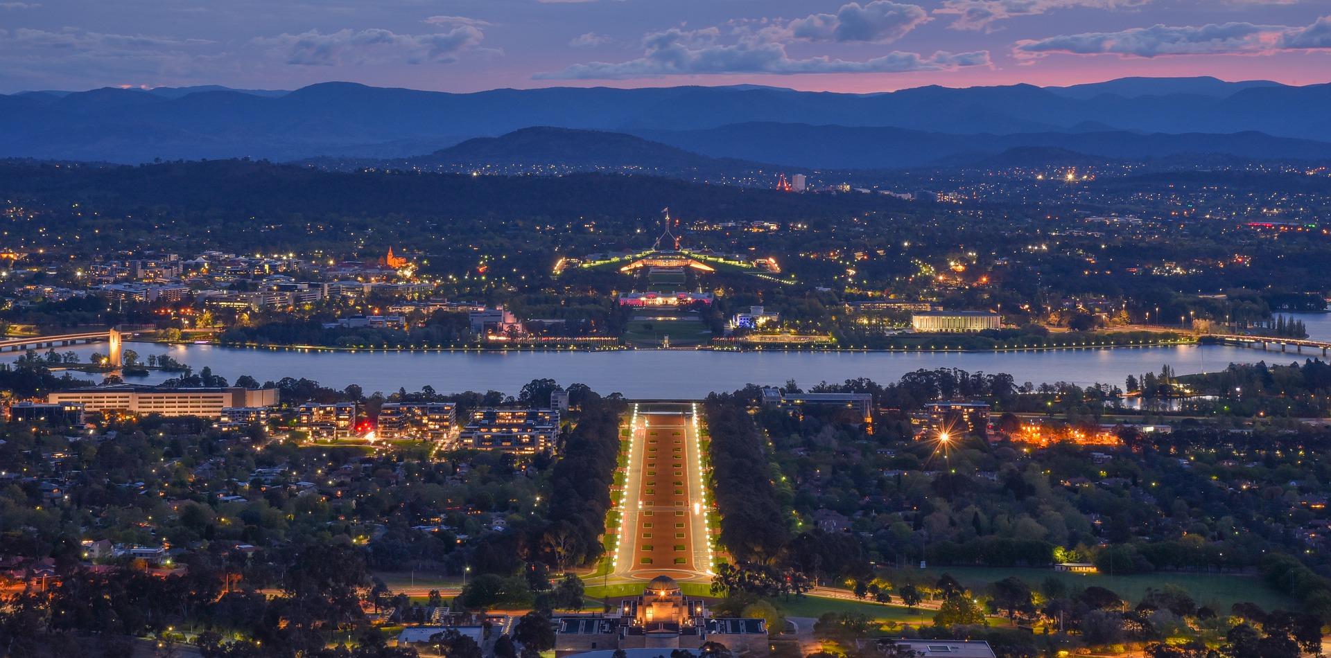 Canberra has a thriving business district