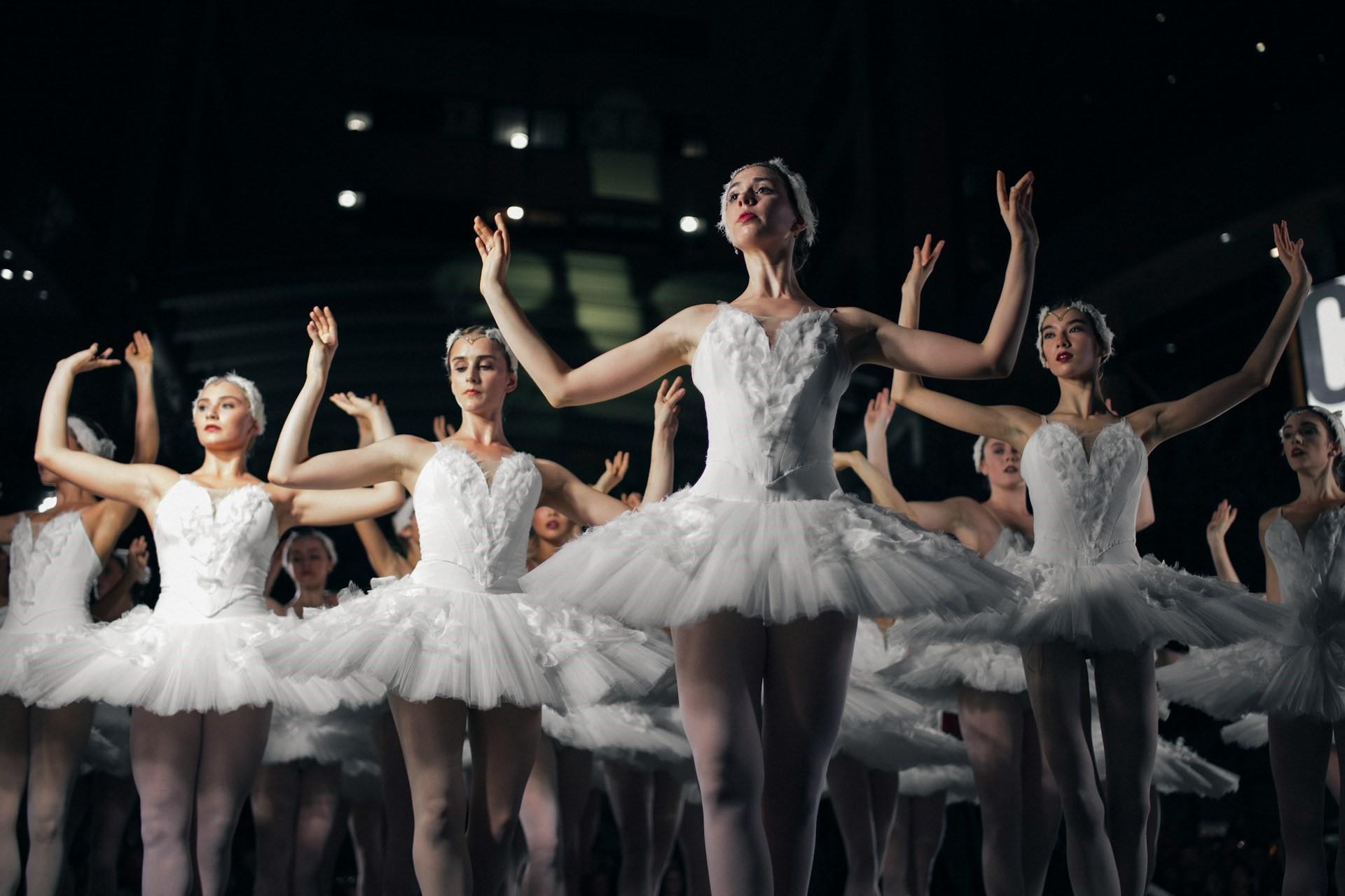 Several ballet dancers.