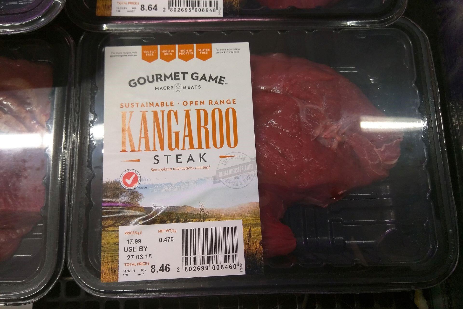 Kangaroo steak