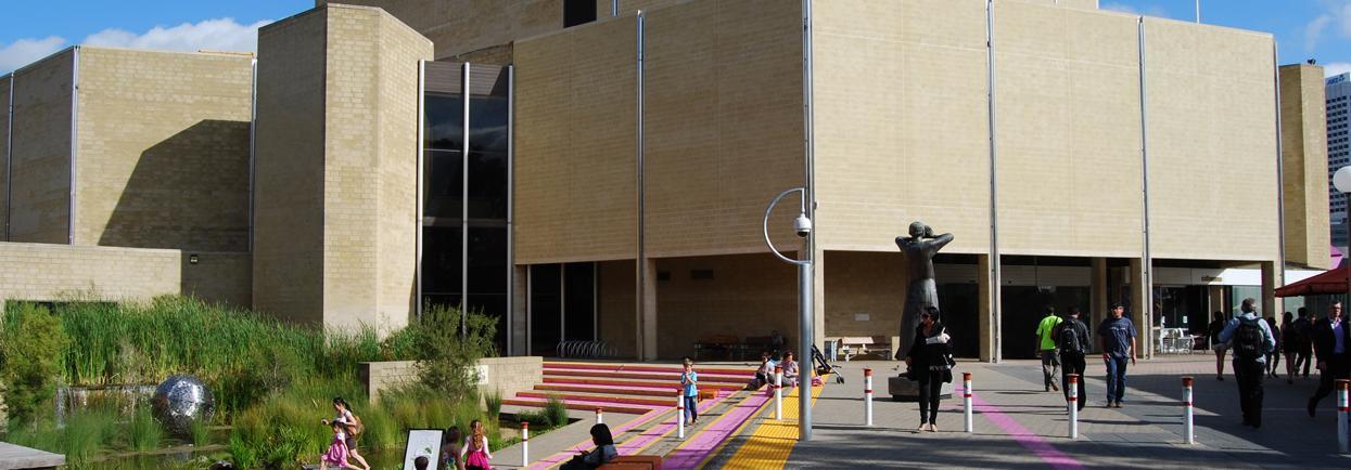 The art gallery of western Australia houses a diverse selection of artworks.