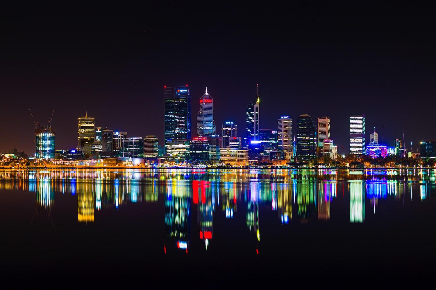 Perth's breathtaking skyline is akin to art.
