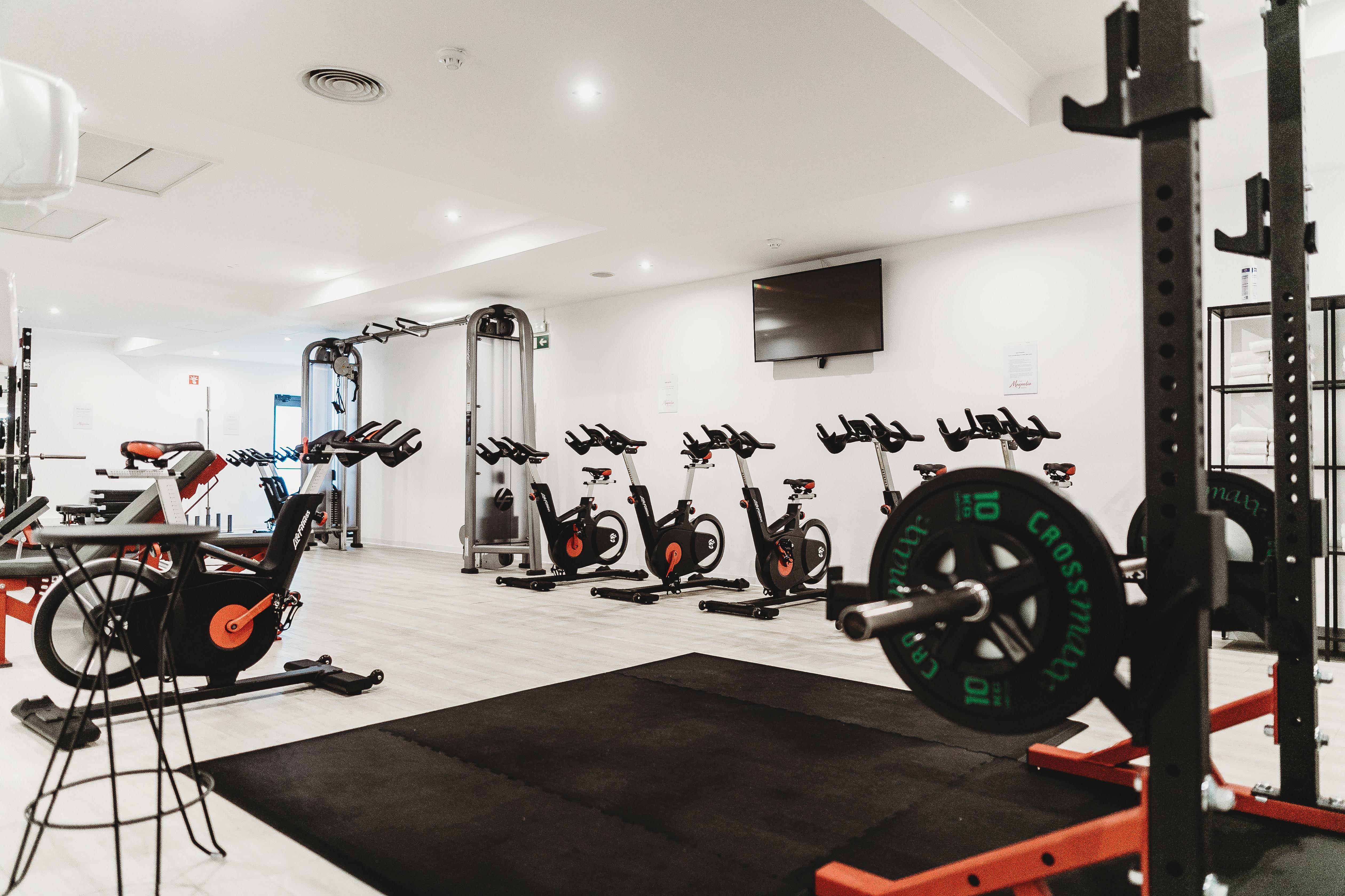 You can often find weight training equipment in boxing gyms