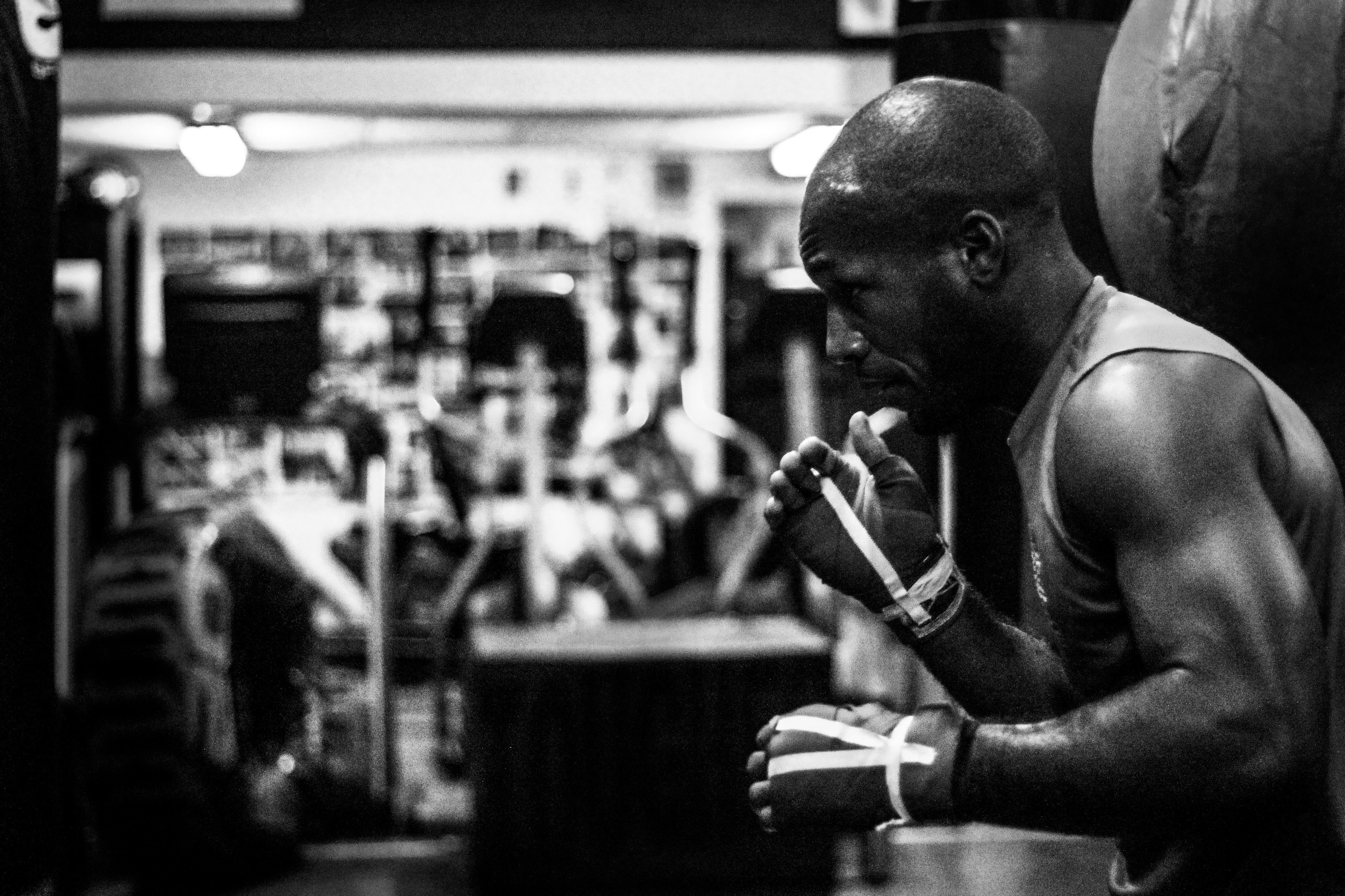 In a gym, you can learn the boxing technique and meet training partners