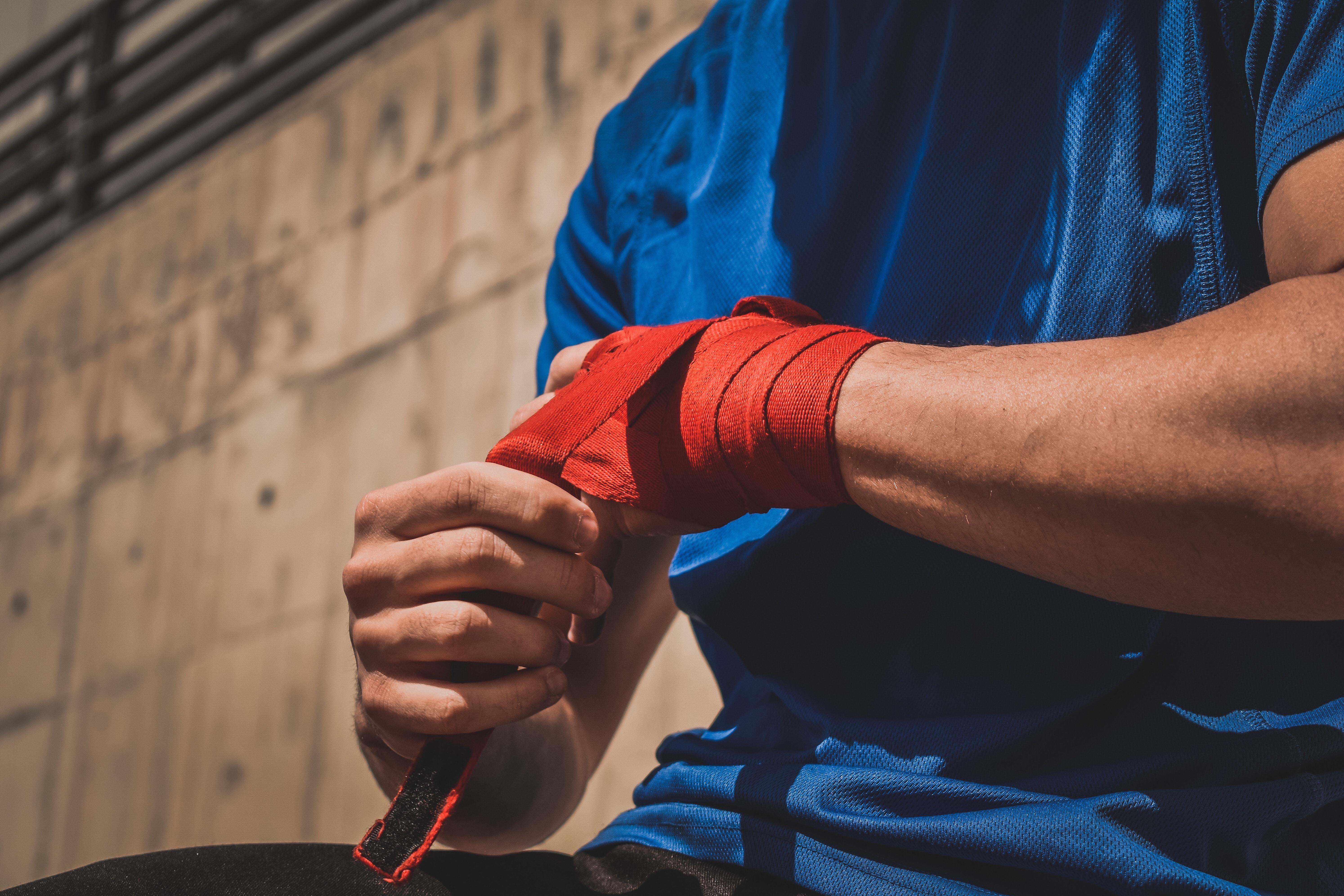 You'll learn about boxing equipment with your trainer