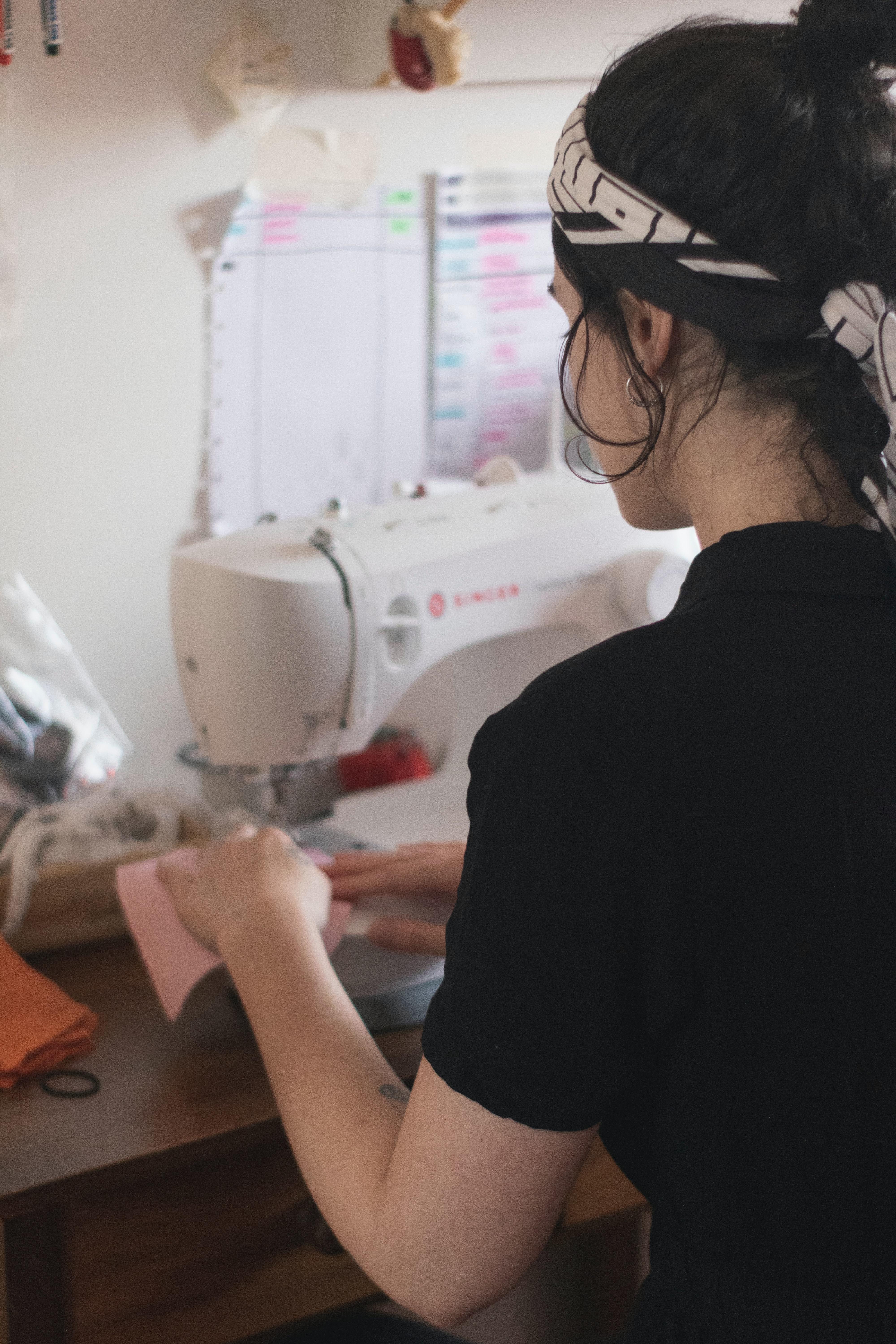 Sewing can be a calming experience