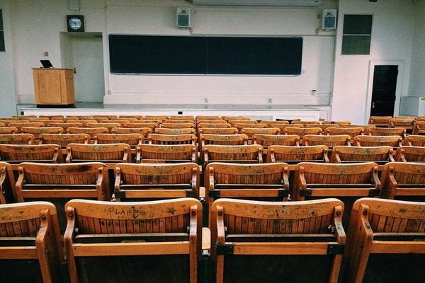 University lecture halls are empty thanks to COVID